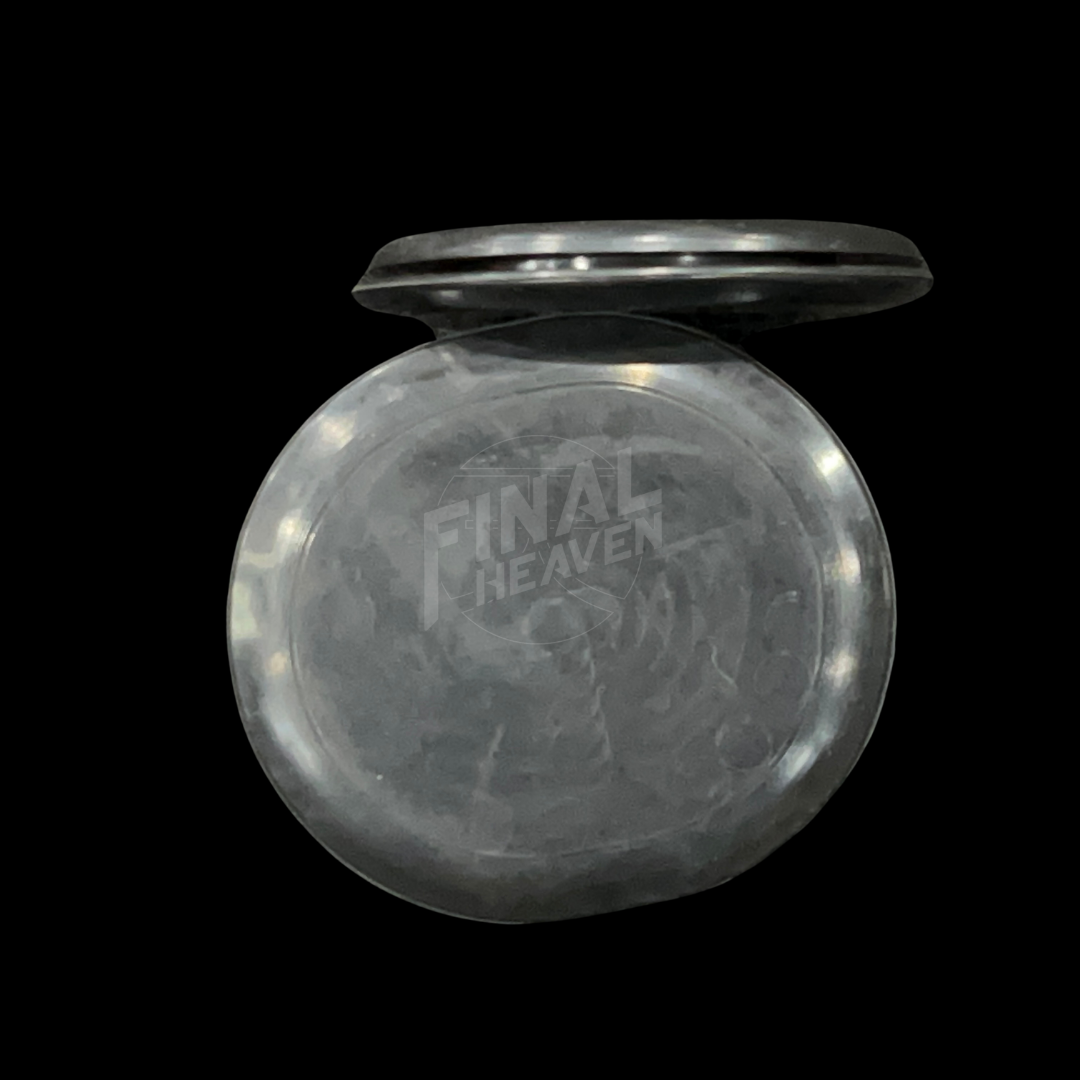 A pair of black rubber grommets designed for the rear valance of a Datsun 280Z or Datsun 260Z