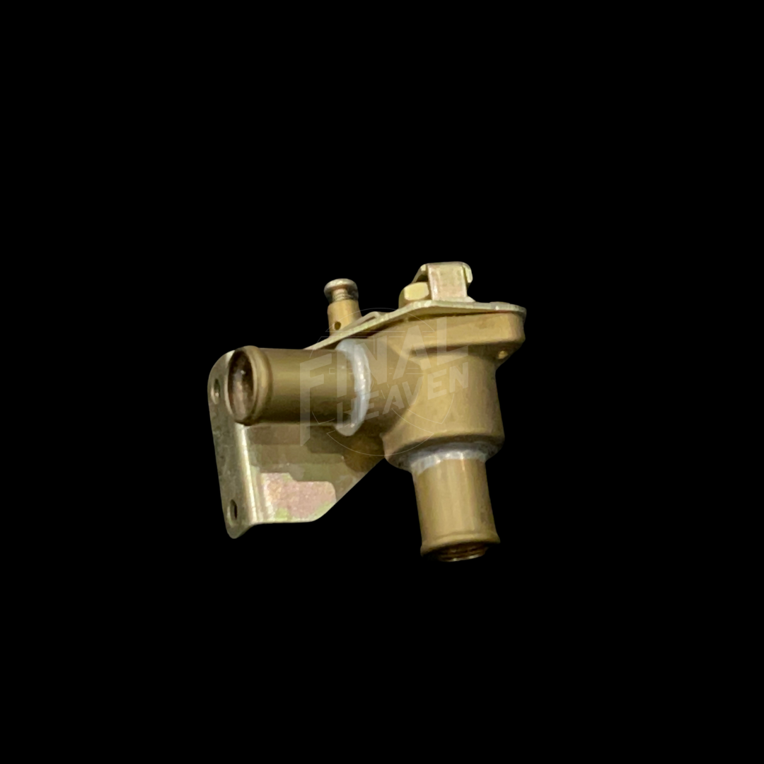 A gold-colored heater valve for a Nissan Hakosuka GT/GTX/GT-R 4Dr.