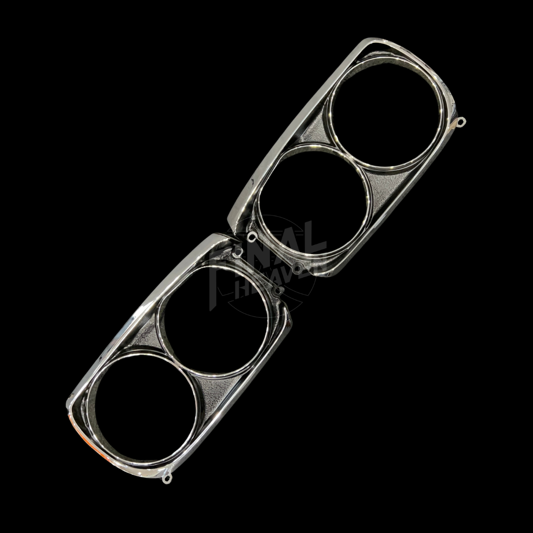 Hakosuka Kouki Headlight Trim Set - M Speed