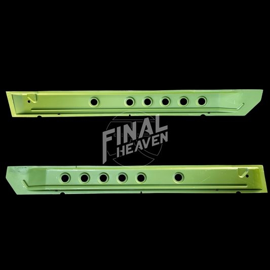 A set of inner rocket panel rust repair panels for a Datsun 240Z produced by KF Vintage JDM