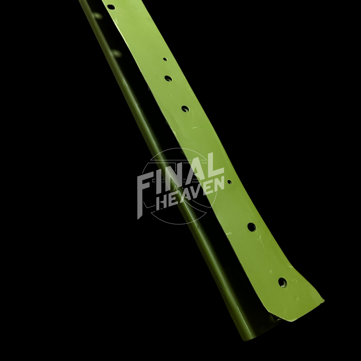 A set of front lower frame rail rust repair panels for Datsun 260Z or 280Z produced by KF Vintage JDM