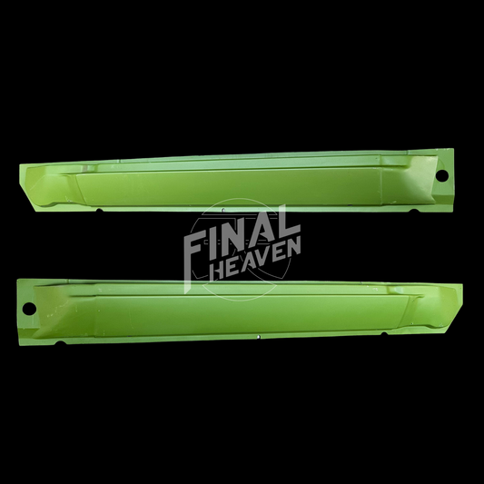 This is a set of Datsun 260Z or 280Z outer rocker panel rust repair panels produced by KF Vintage JDM.