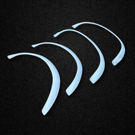 A set of FRP fender flares for a Datsun 510 manufactured by Refresh60