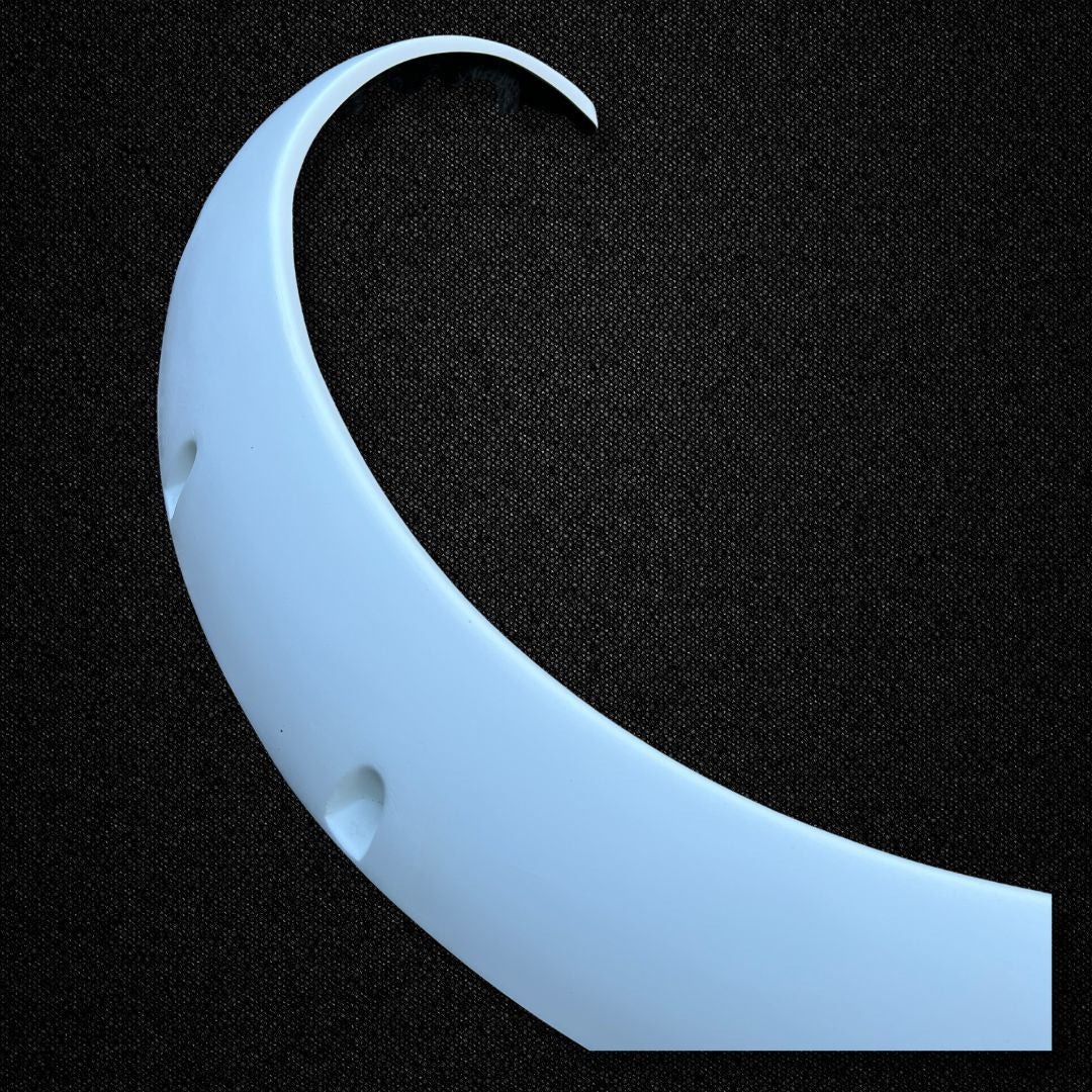 A set of FRP fender flares for a Datsun 510 manufactured by Refresh60