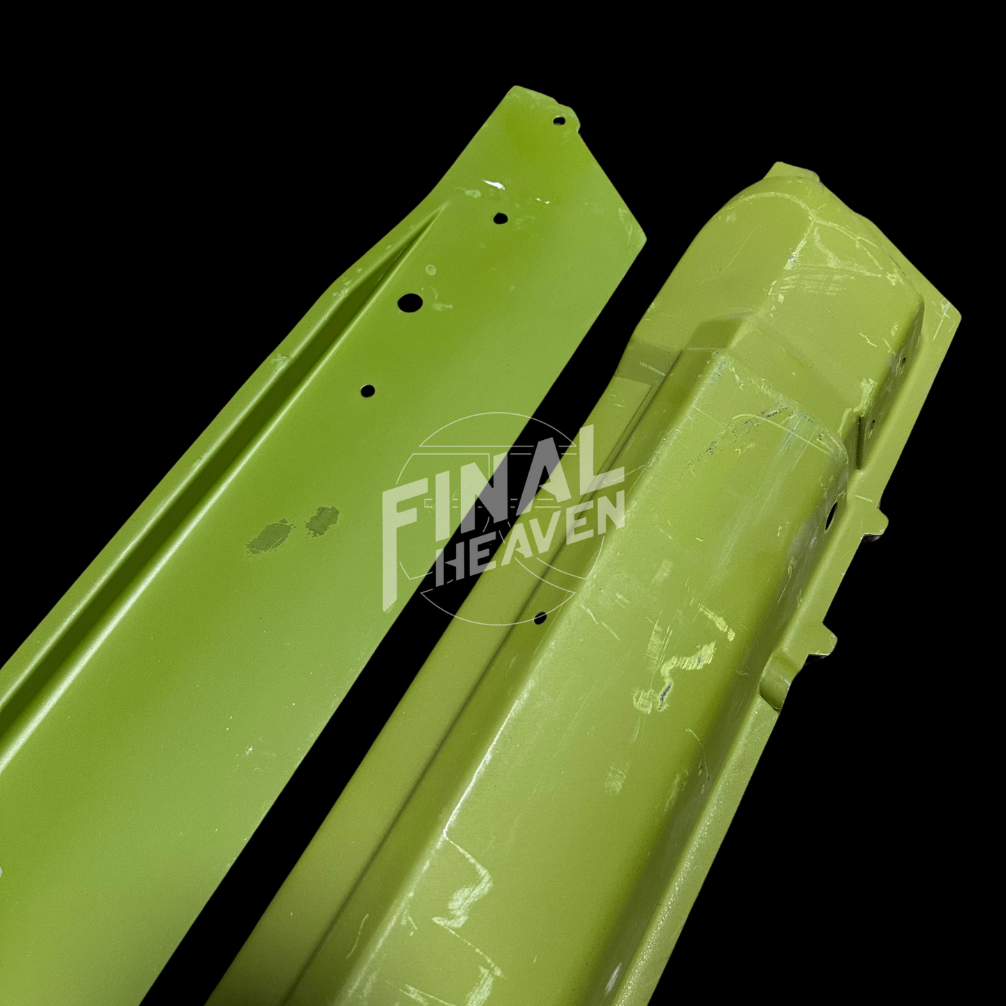 A set of Inner, Reinforcement and Outer Rocker rust repair panels for 1971-1975 Toyota Celica Coupes produced by KF Vintage JDM