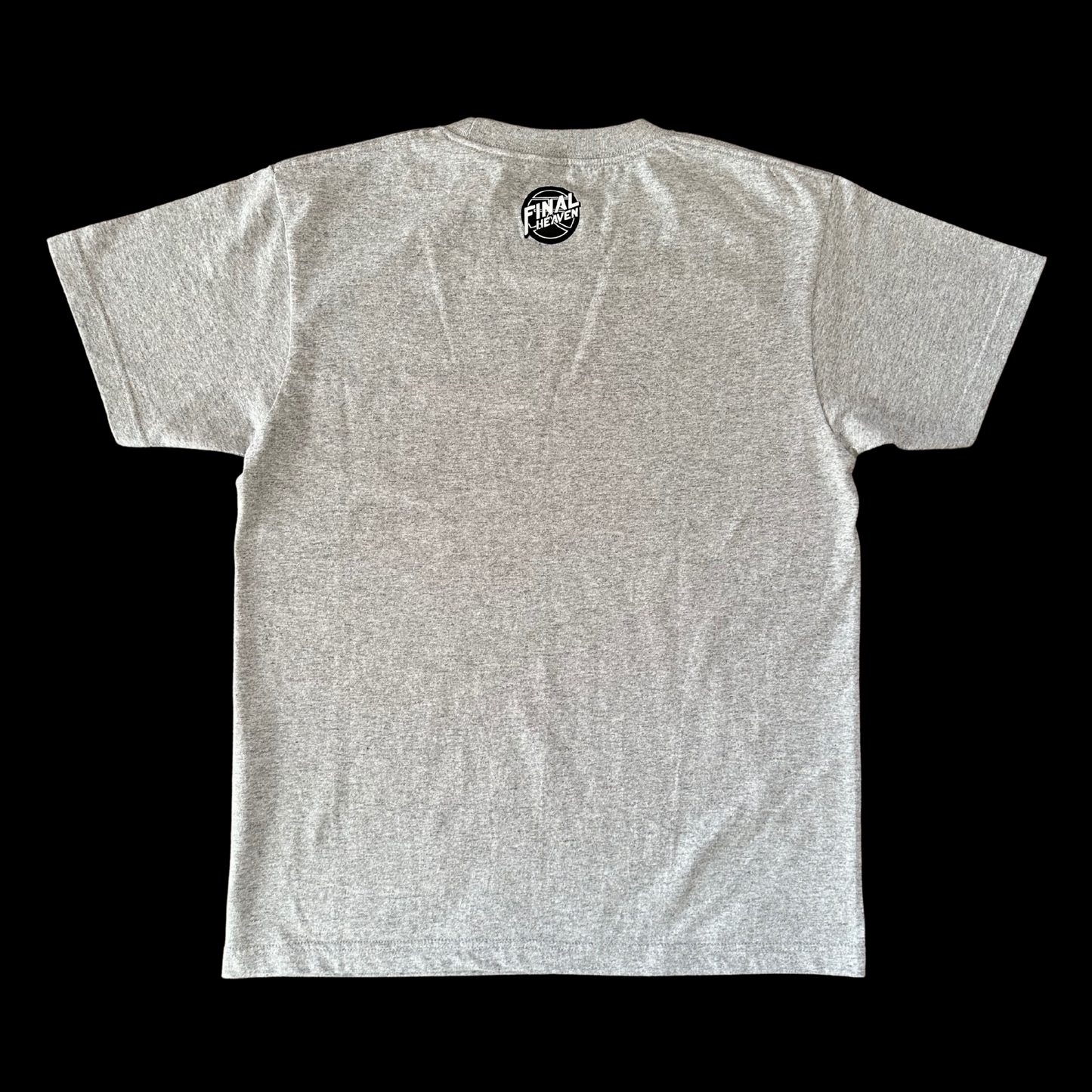 A gray T-shirt with Datsun 240Z art designed by Robb Ferguson aka goodshowaa