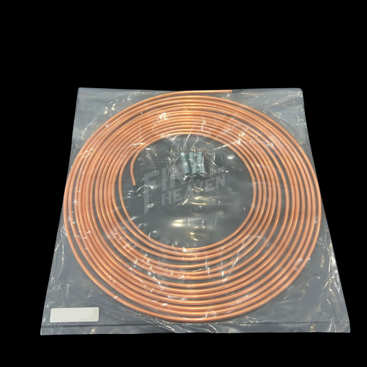 A roll of copper brake pipe with flare ends for Nissan Hakosuka KGC10