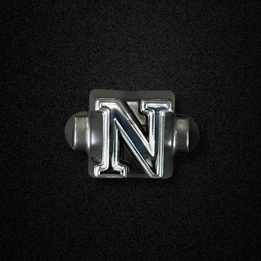 A front grille emblem for an early GC10 Nissan Skyline 2000GT Hakosuka produced by MSpeed