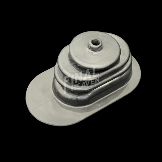 A black rubber shift boot for a Nissan Hakosuka GTR KPGC10 or PGC10