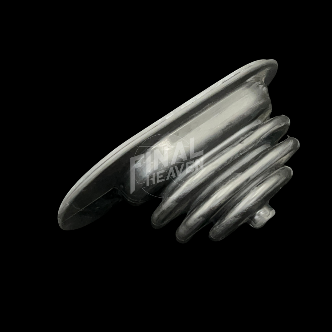 A black rubber shift boot for a Nissan Hakosuka GTR KPGC10 or PGC10