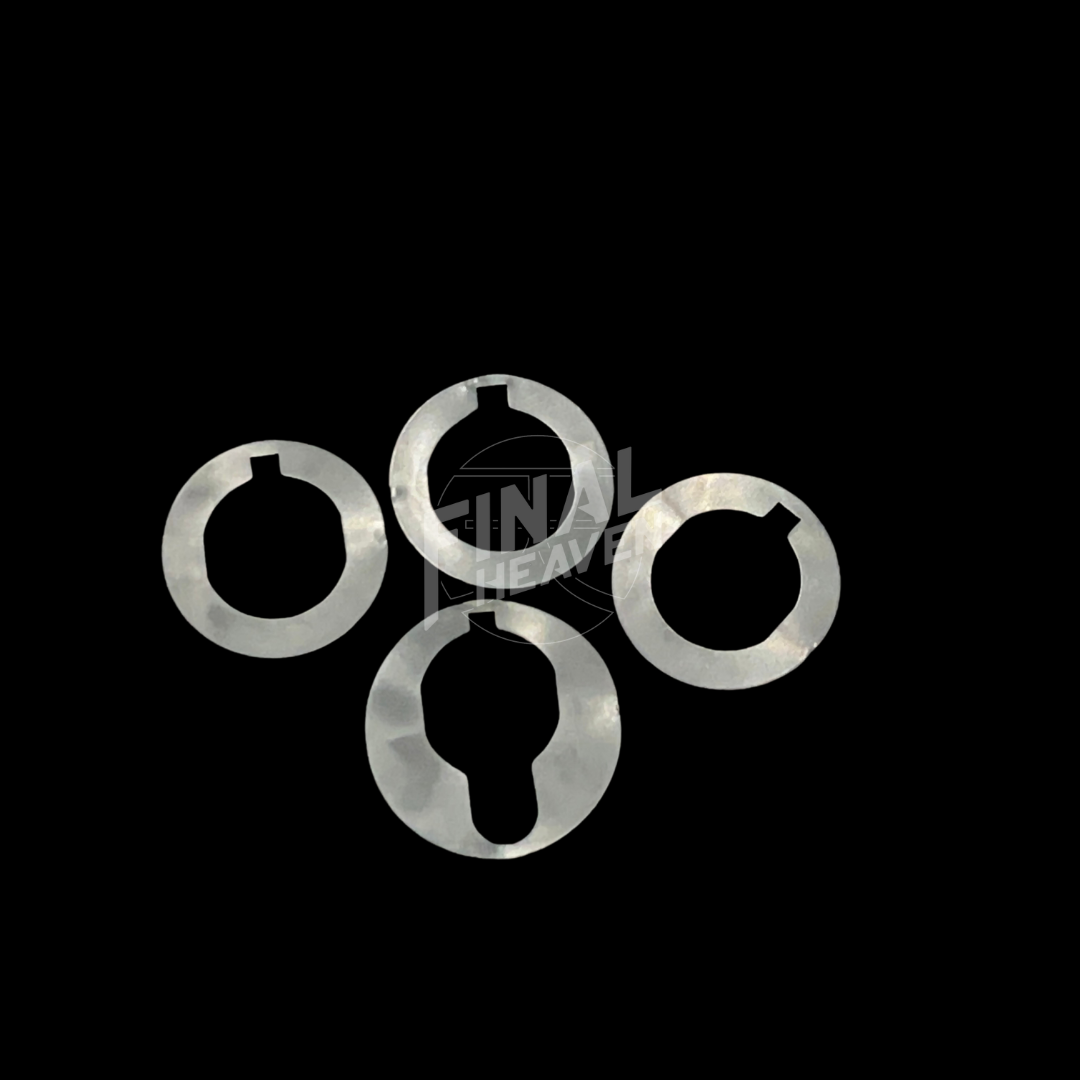 A set of Nissan KGC10 Hakosuka Skyline key cylinder grommets.