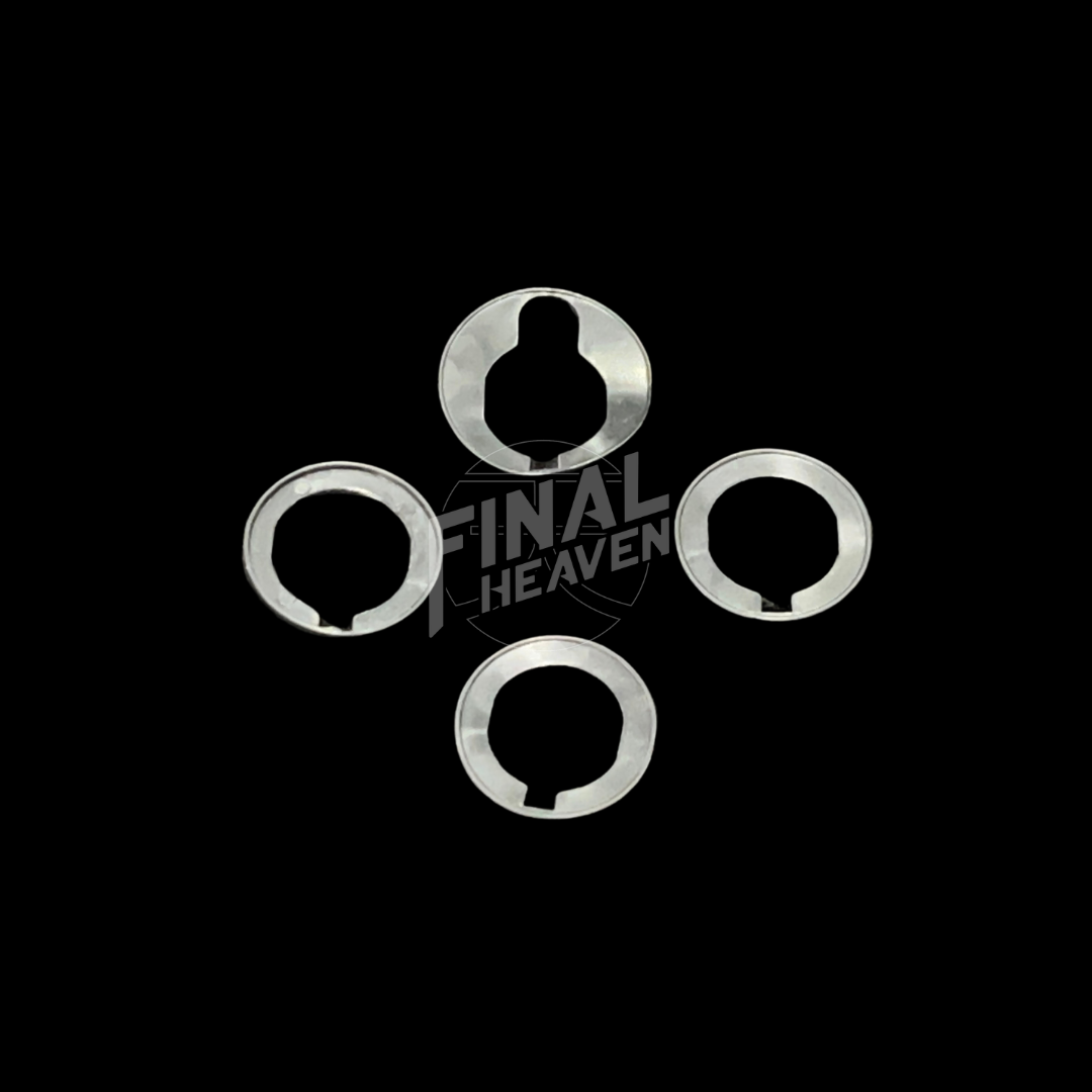 A set of Nissan KGC10 Hakosuka Skyline key cylinder grommets.
