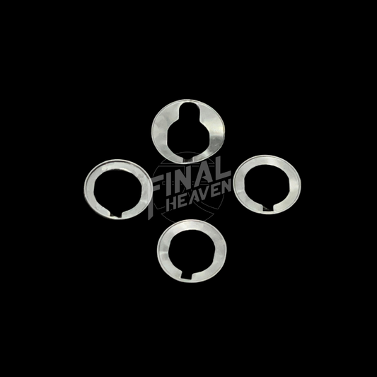 A set of Nissan KGC10 Hakosuka Skyline key cylinder grommets.