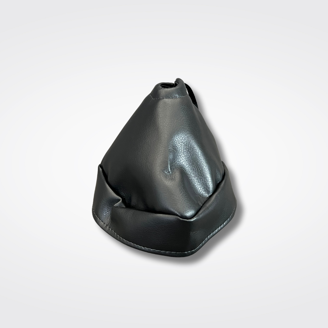 A vinyl shift boot for a KGC10 Nissan Skyline 2000GT Hakosuka produced by MSpeed