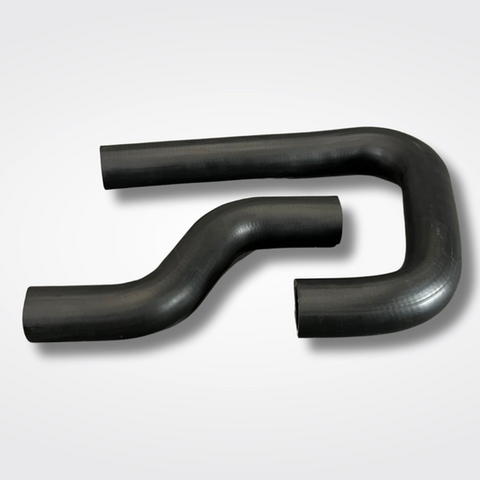A upper and lower radiator hose set for a KGC10 Nissan Skyline 2000GT Hakosuka produced by MSpeed