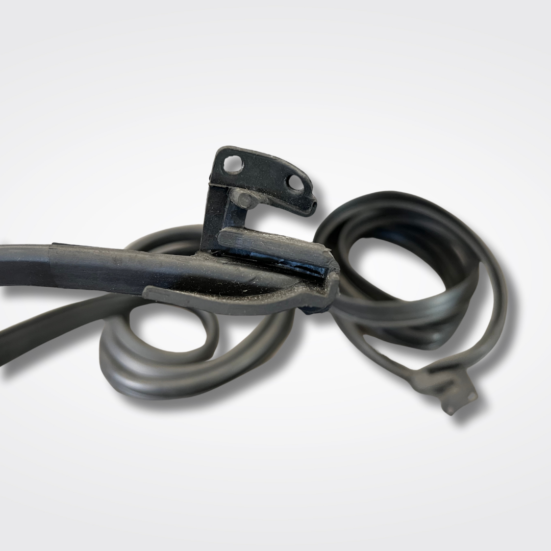 A door weatherstrip set for a KGC10 Nissan Skyline 2000GT Hakosuka produced by MSpeed
