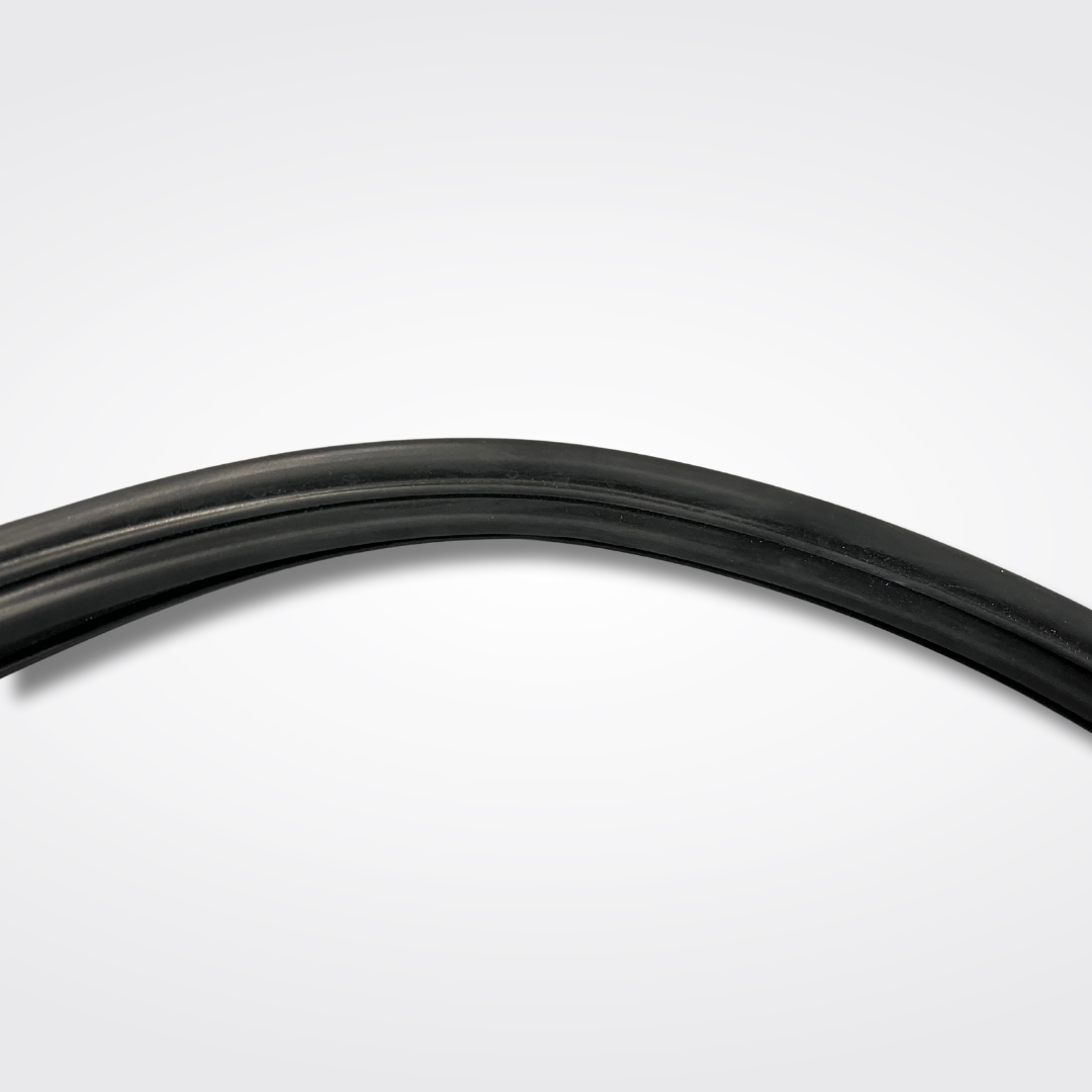A set of front and rear windshield weatherstrips for a KPGC10 Nissan Skyline 2000GT Hakosuka produced by MSpeed