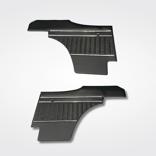 A rear quarter panel interior trim set for a KGC10 Nissan Skyline 2000GT Hakosuka produced by MSpeed