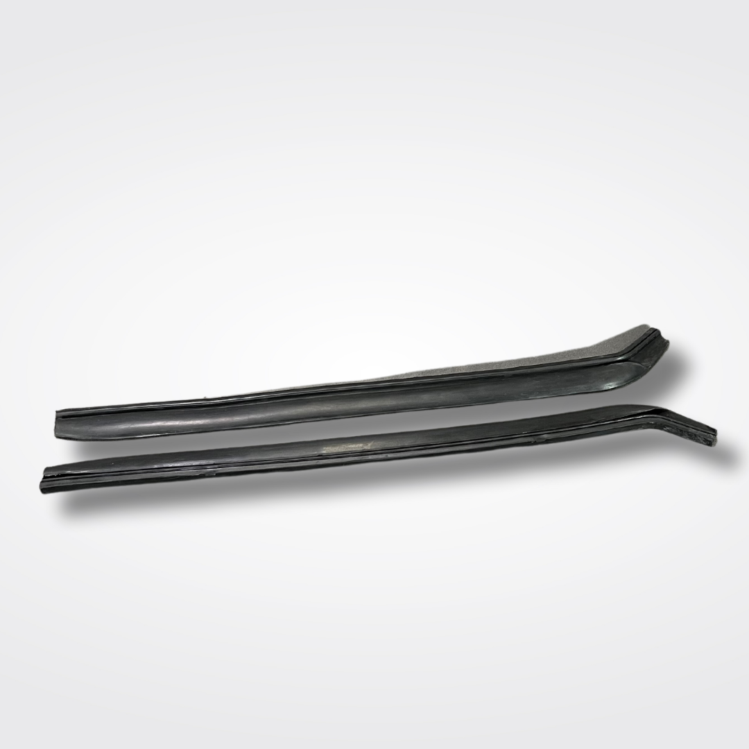 A weatherstrip set for a KGC10 Nissan Skyline 2000GT Hakosuka produced by MSpeed