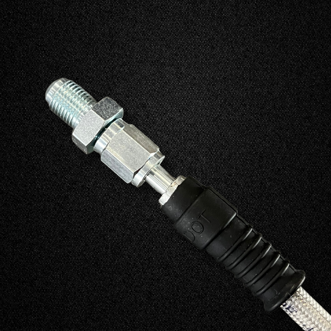 A clutch cylinder hose for a KGC10 Nissan Skyline 2000GT Hakosuka produced by MSpeed