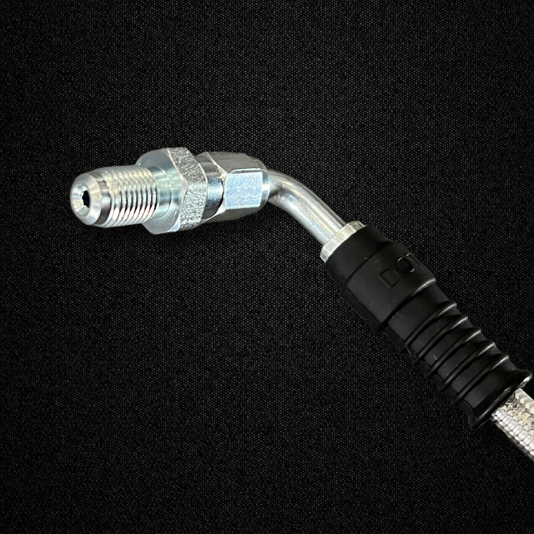A clutch cylinder hose for a KGC10 Nissan Skyline 2000GT Hakosuka produced by MSpeed