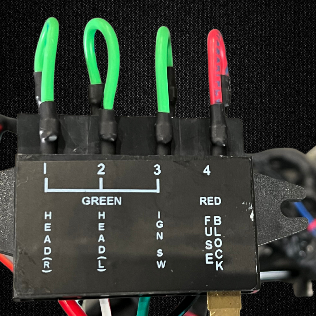 An engine bay wiring harness for a KGC10 Nissan Skyline 2000GT Hakosuka produced by MSpeed