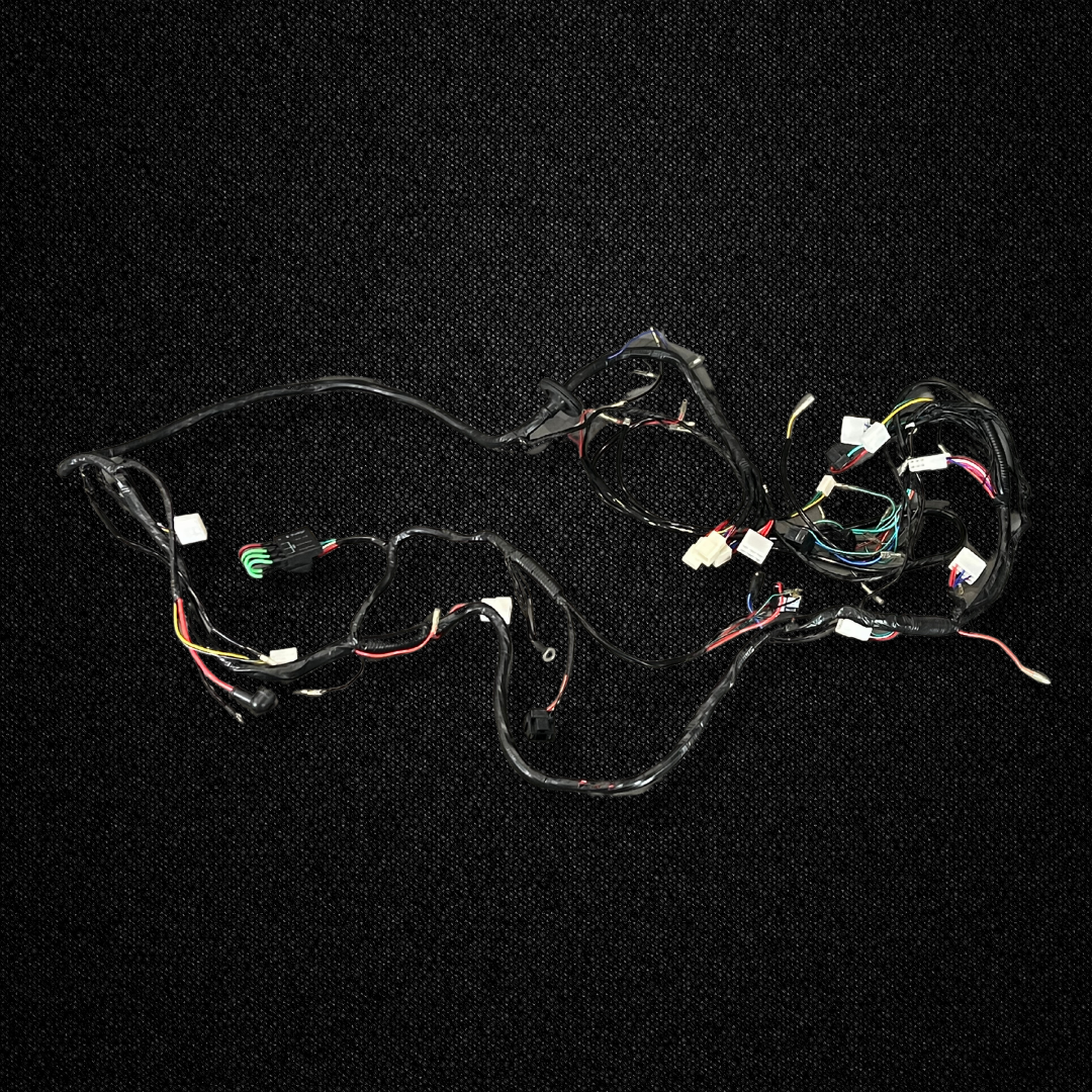 An engine bay wiring harness for a KGC10 Nissan Skyline 2000GT Hakosuka produced by MSpeed