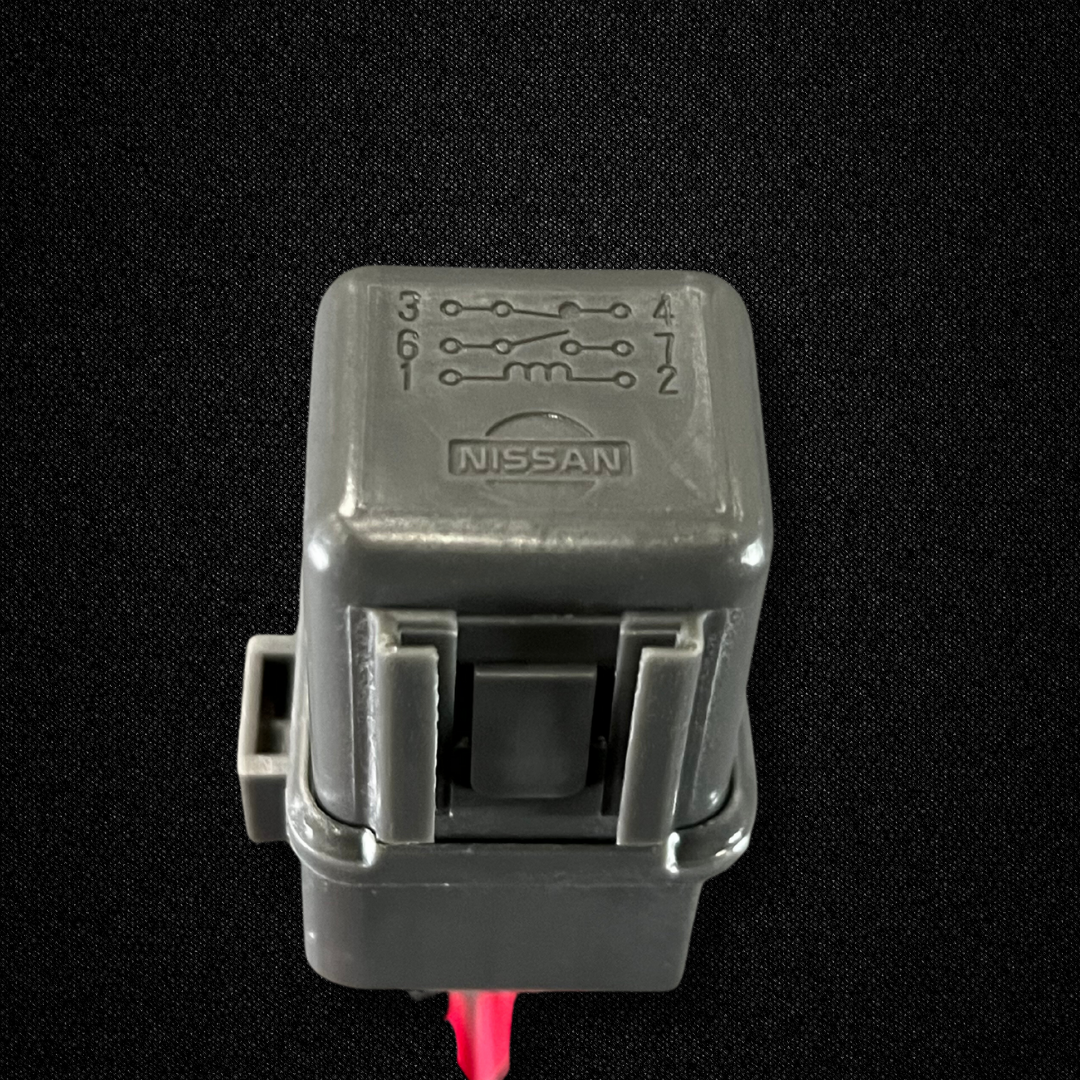 A headlight passing relay for a KGC10 Nissan Skyline 2000GT Hakosuka produced by MSpeed