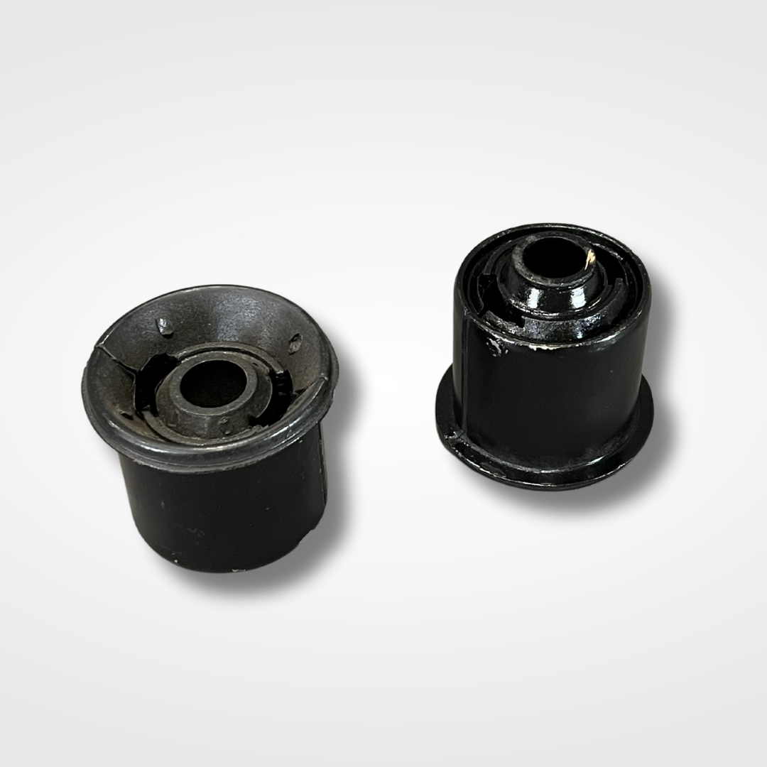 A set of rear crossmember bushings for a KGC10 Nissan Skyline 2000GT Hakosuka produced by MSpeed