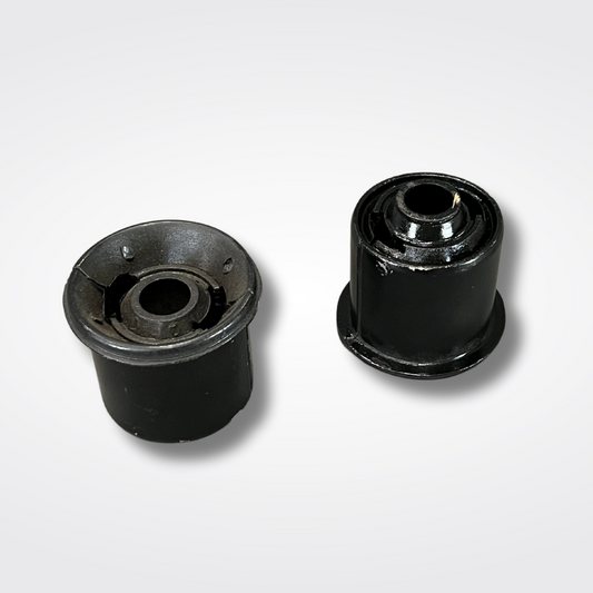 A set of rear crossmember bushings for a KGC10 Nissan Skyline 2000GT Hakosuka produced by MSpeed