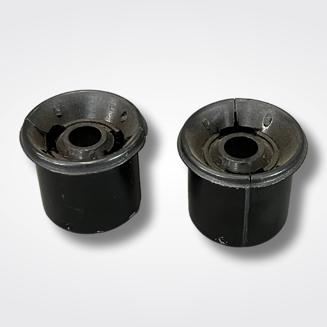A set of rear crossmember bushings for a KGC10 Nissan Skyline 2000GT Hakosuka produced by MSpeed