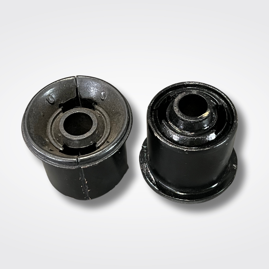 A set of rear crossmember bushings for a KGC10 Nissan Skyline 2000GT Hakosuka produced by MSpeed