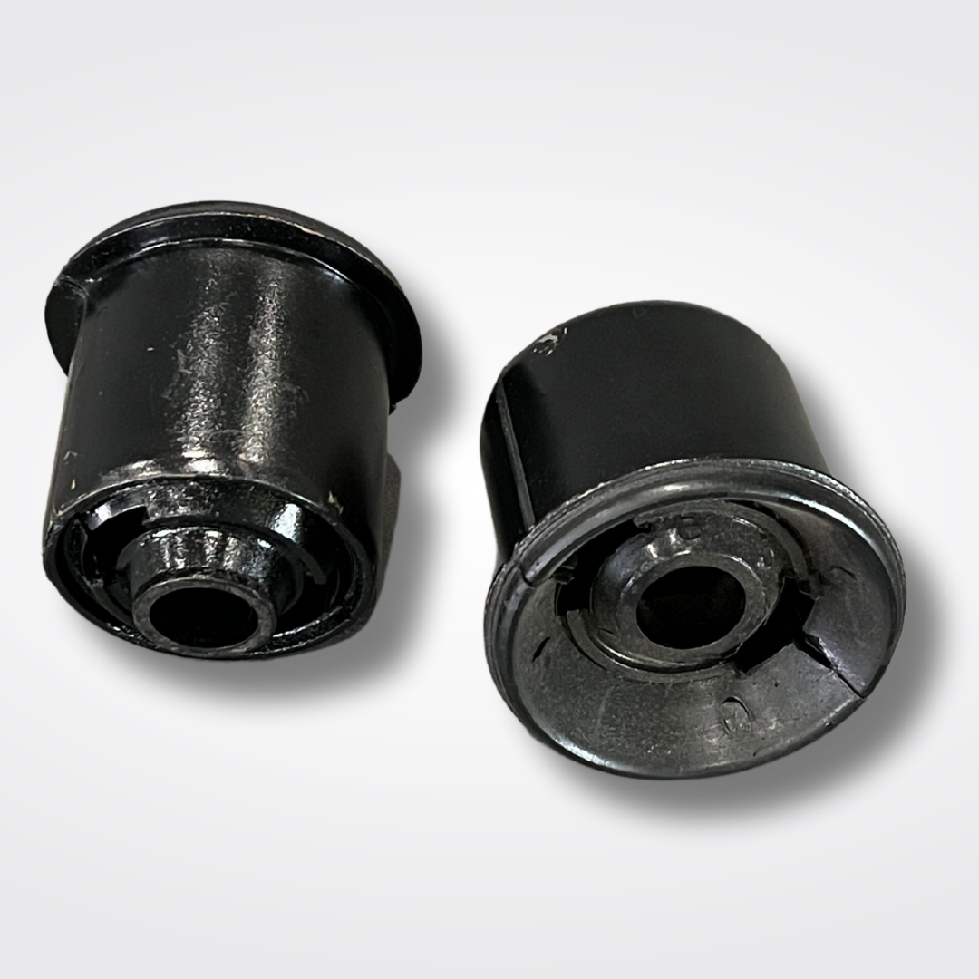 A set of rear crossmember bushings for a KGC10 Nissan Skyline 2000GT Hakosuka produced by MSpeed