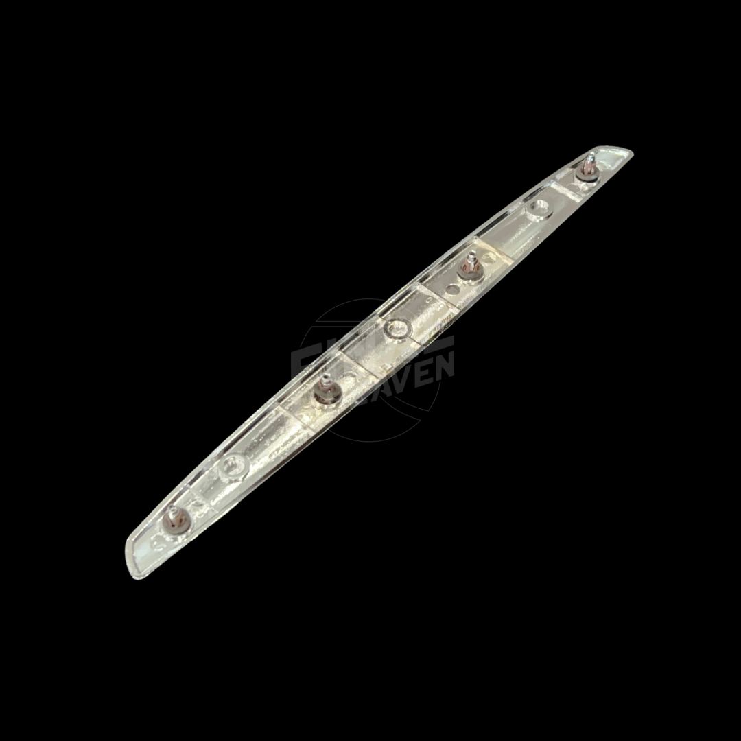 A blue trunk emblem for a KGC10 Nissan Skyline 2000GT Hakosuka produced by MSpeed