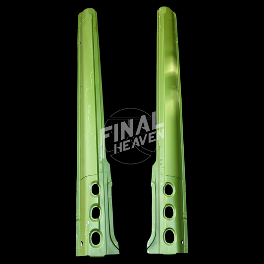 A set of Outer Rocker rust repair panels for 1972 -1974 Toyota Corolla TE27 produced by KF Vintage JDM