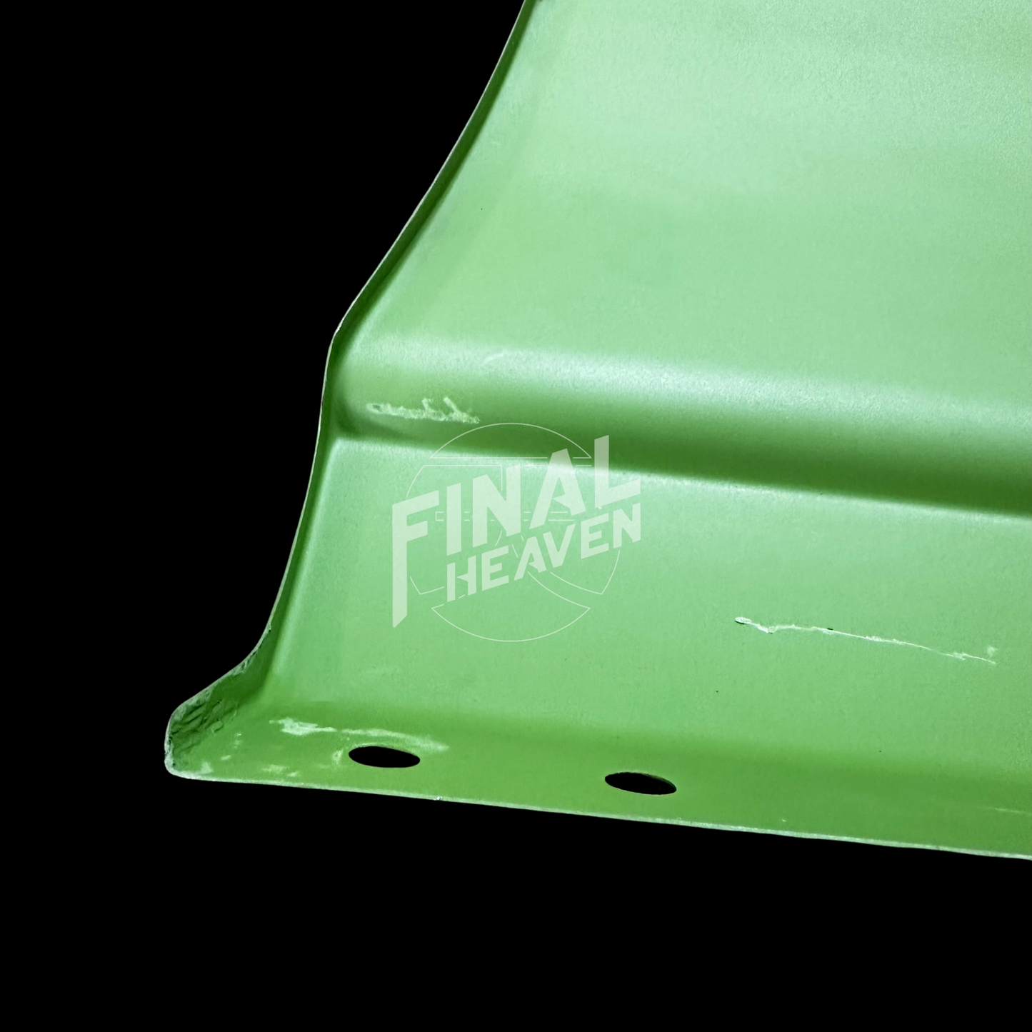 A set of 1971-1977 Toyota Celica front lower fender rust repair panels produced by KF Vintage JDM
