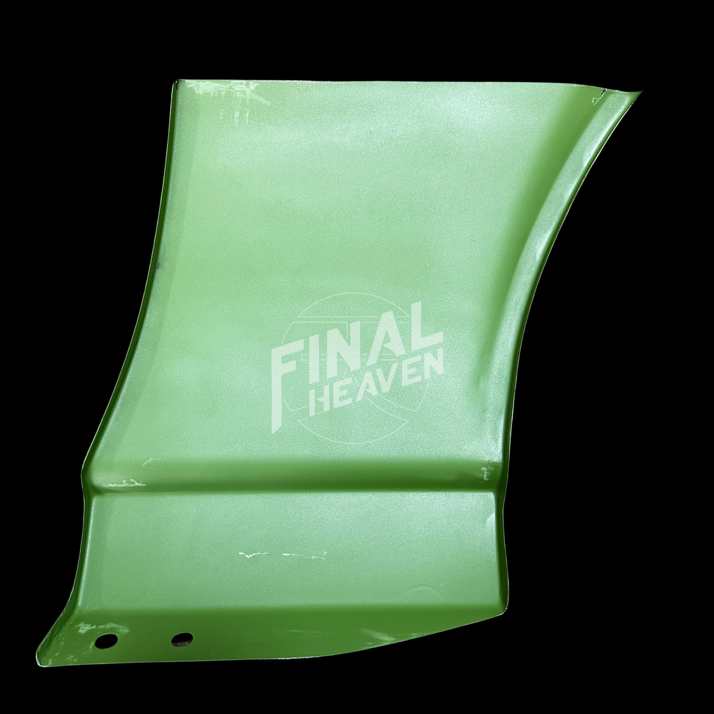 A set of 1971-1977 Toyota Celica front lower fender rust repair panels produced by KF Vintage JDM