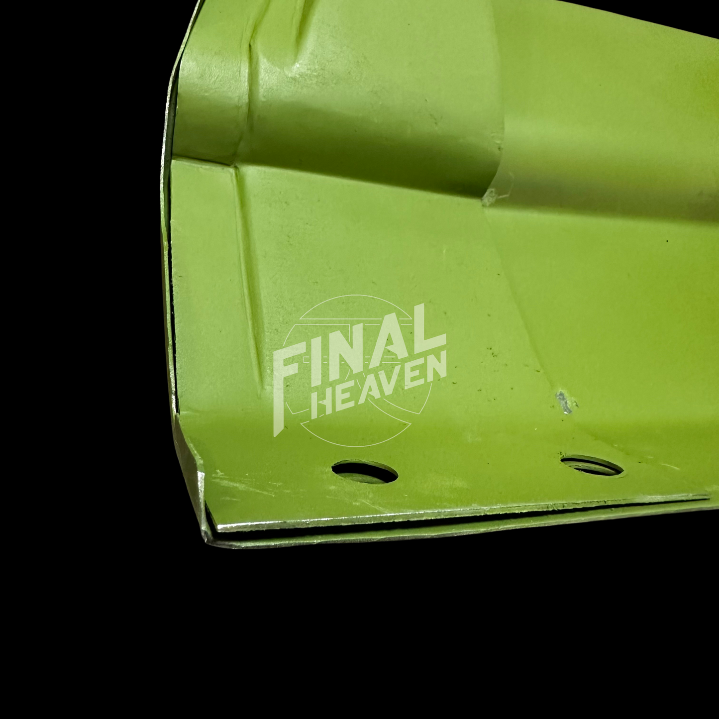 A set of 1971-1977 Toyota Celica front lower fender rust repair panels produced by KF Vintage JDM