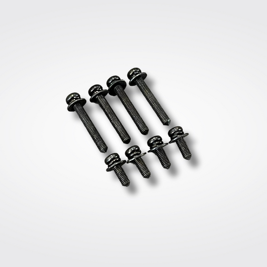 A front grille screw set for a late KGC10 Nissan Skyline 2000GT Hakosuka produced by MSpeed