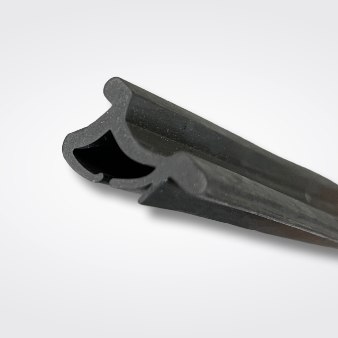 A set of body side upper weatherstrips for a KGC10 Nissan Skyline 2000GT Hakosuka produced by MSpeed