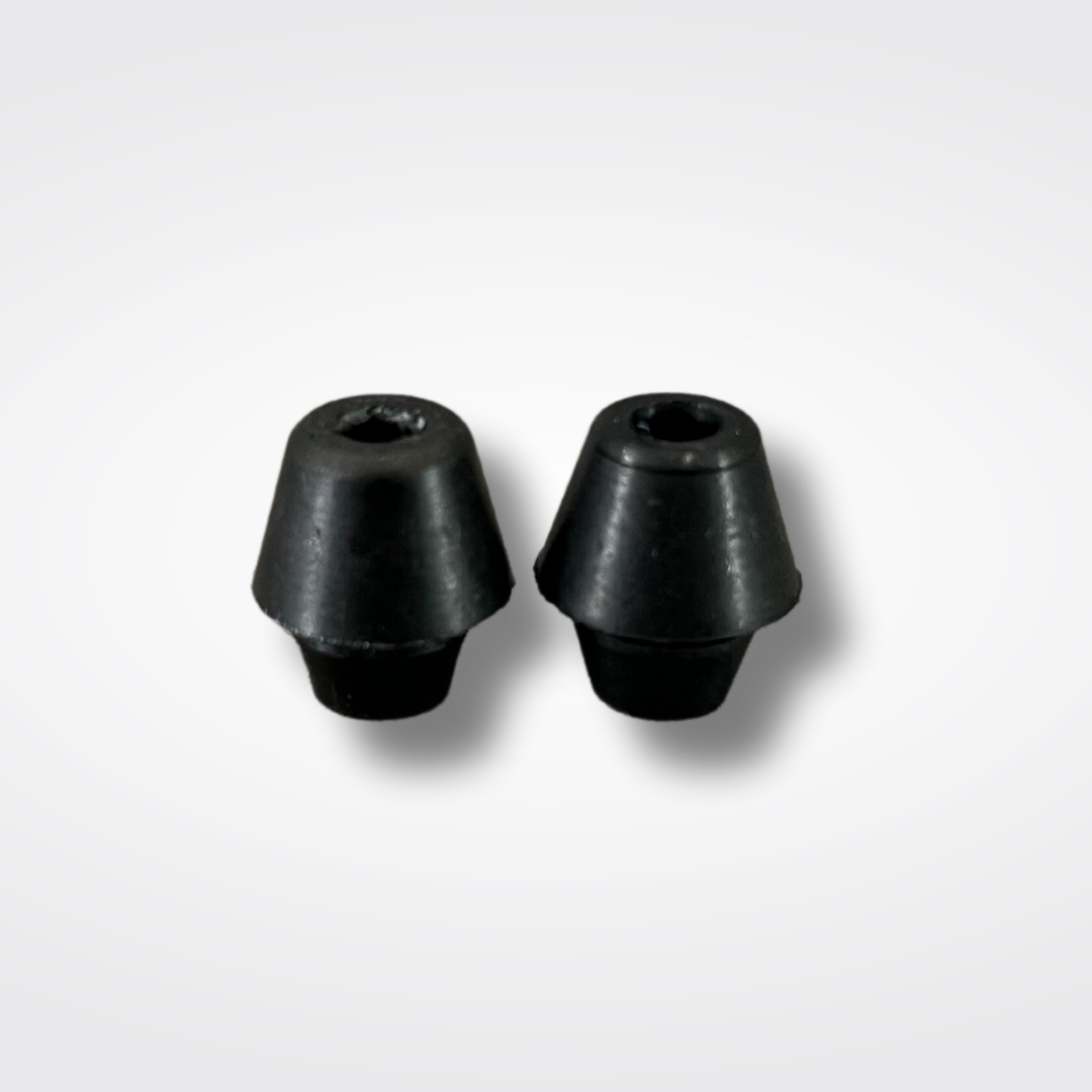 A set of door bump stop rubbers for a KGC10 Nissan Skyline 2000GT Hakosuka produced by MSpeed