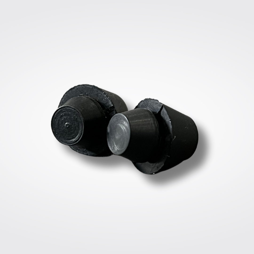 A set of door bump stop rubbers for a KGC10 Nissan Skyline 2000GT Hakosuka produced by MSpeed