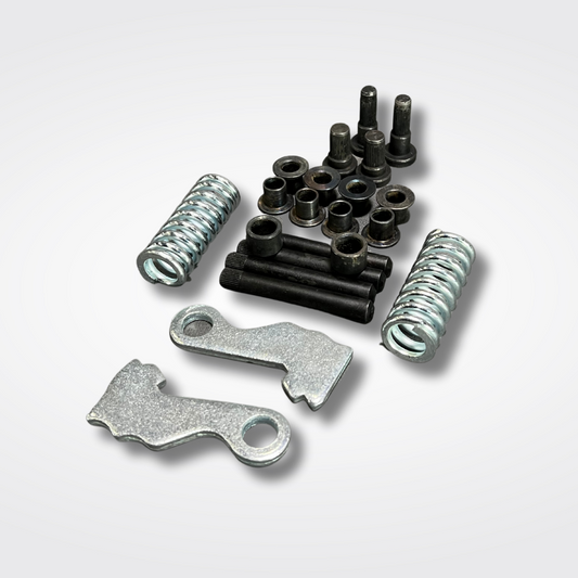 A door hinge repair kit for a KGC10 Nissan Skyline 2000GT Hakosuka produced by MSpeed