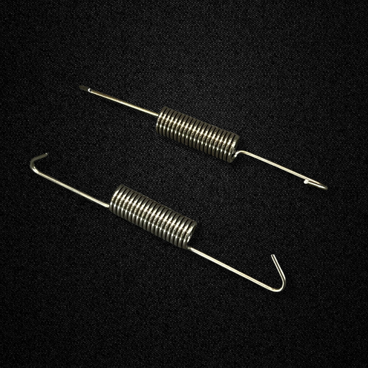 A center console fastener spring set for a KGC10 Nissan Skyline 2000GT Hakosuka produced by MSpeed