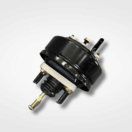 A high capacity brake booster for a KGC10 Nissan Skyline 2000GT Hakosuka produced by MSpeed