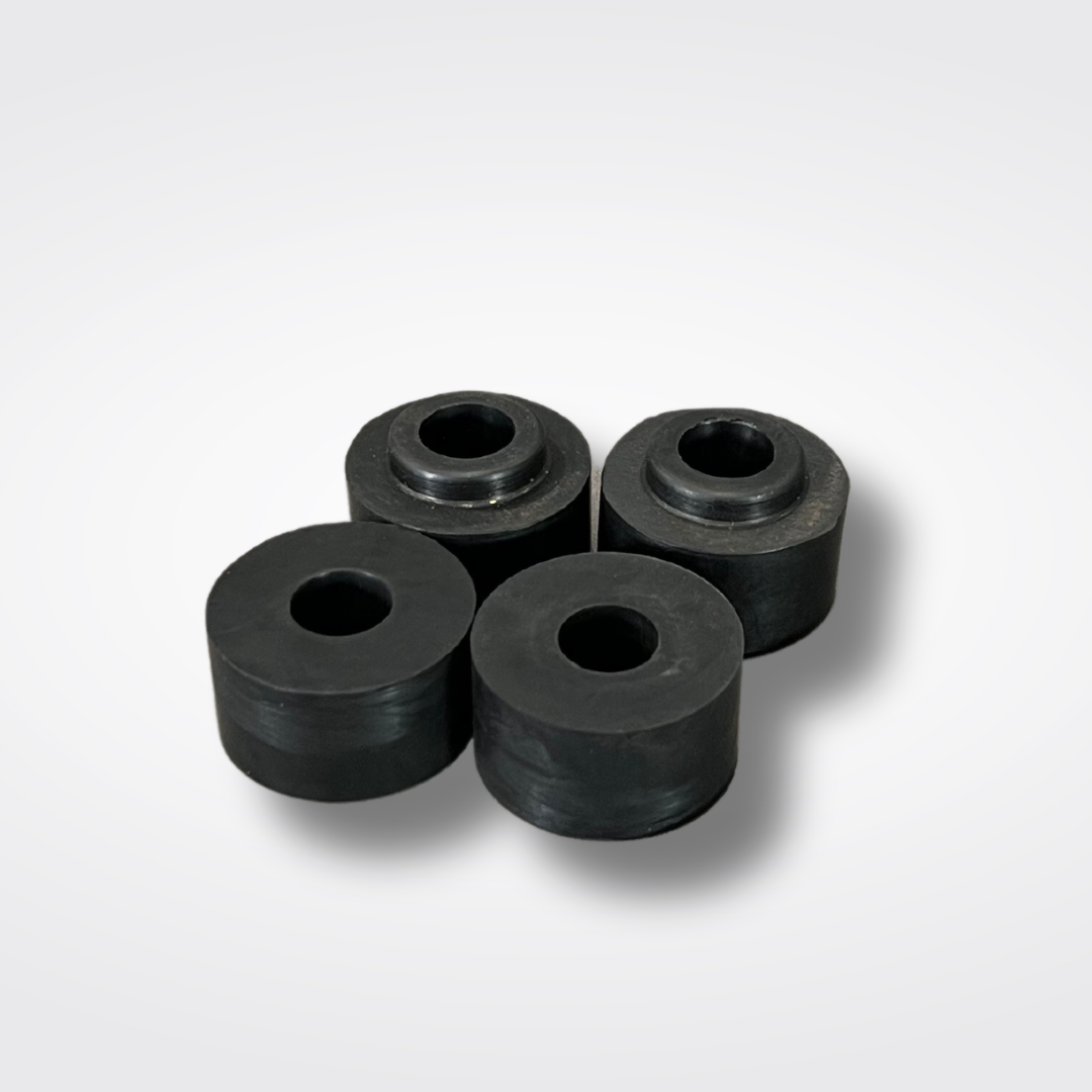 A set of tension rod bushings for a KGC10 Nissan Skyline 2000GT Hakosuka produced by MSpeed