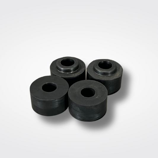 A set of tension rod bushings for a KGC10 Nissan Skyline 2000GT Hakosuka produced by MSpeed