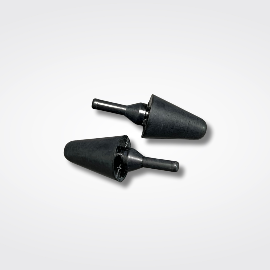 A set of rubber trunk bump stops for a KGC10 Nissan Skyline 2000GT Hakosuka produced by MSpeed