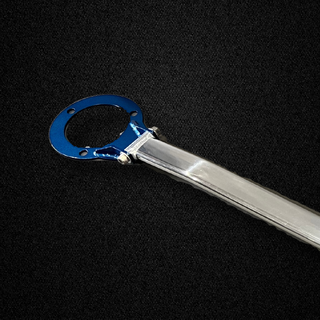 A front strut tower bar for a KGC110 Nissan Skyline 2000GT Kenmeri produced by MSpeed