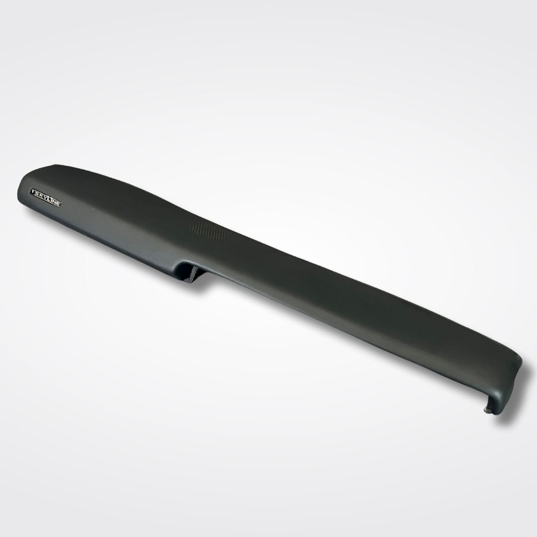 A dashboard pad for a late KGC110 Nissan Skyline Kenmeri produced by MSpeed